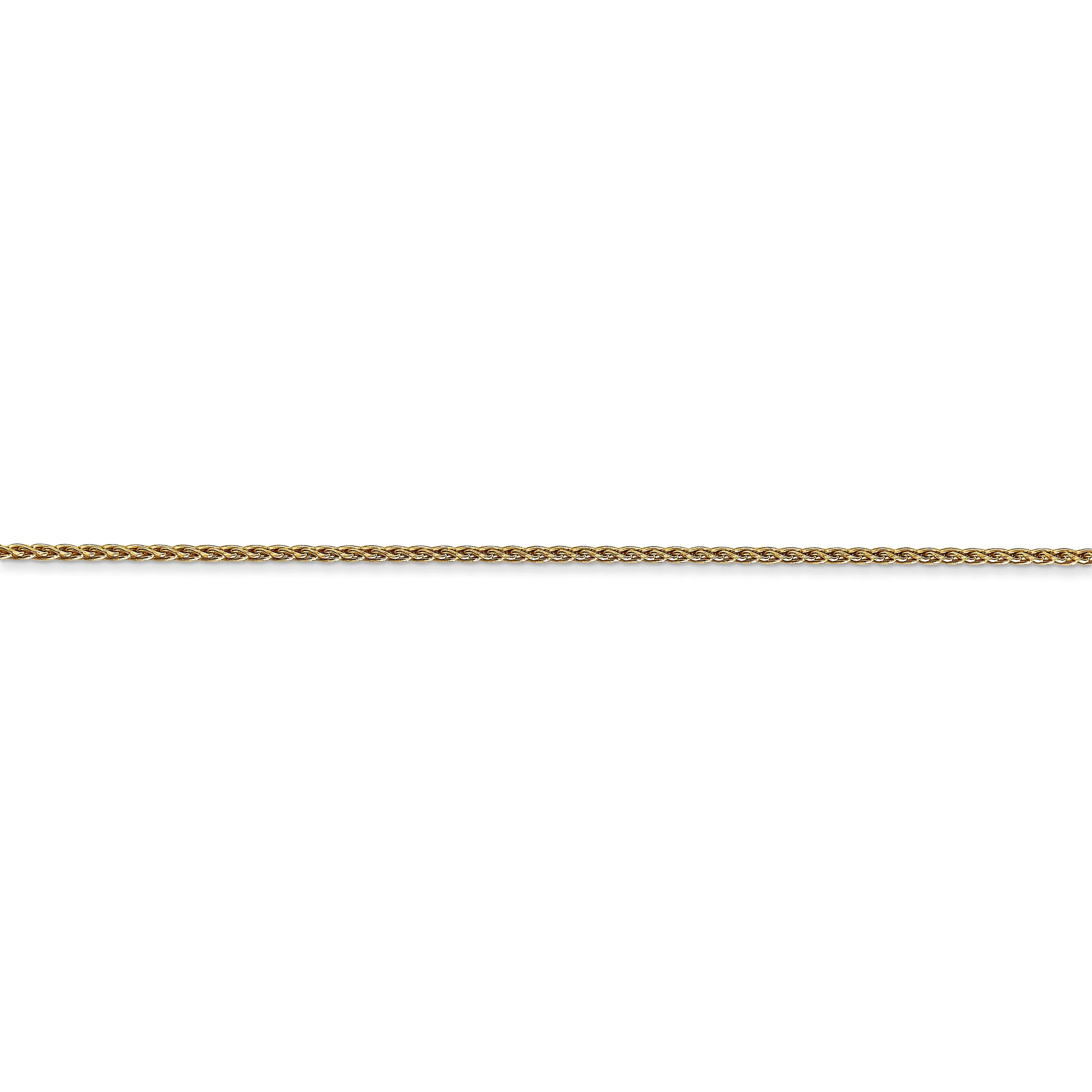 14k Yellow Gold 1.20mm Parisian Wheat Chain