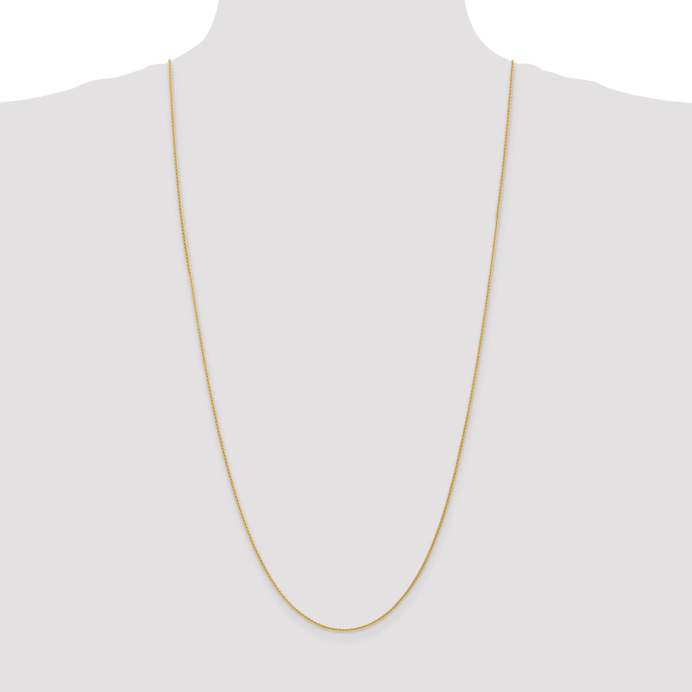 14k Yellow Gold 1.20mm Parisian Wheat Chain