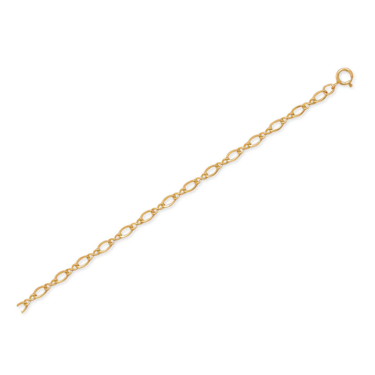 9"   1" 14/20 Gold Filled Figure 8 Chain Anklet