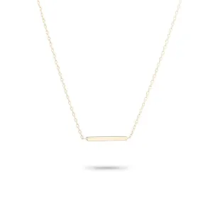 Adina Reyter - Tiny Bar Necklace in Y14K