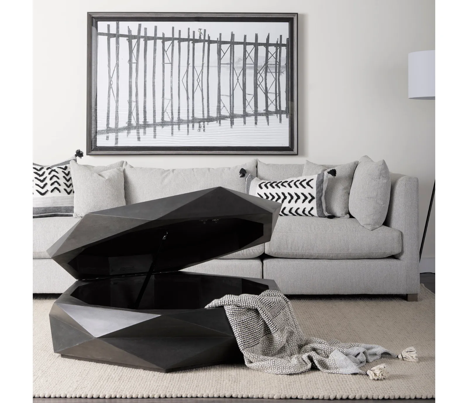 Arreto Coffee Table - Black