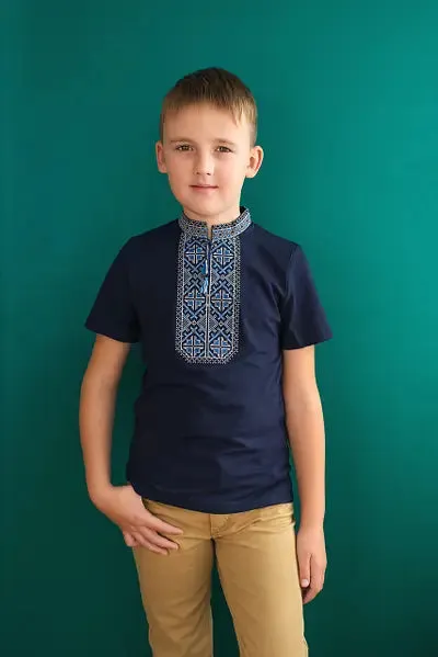 Boy's Navy T-shirt "Traditional”