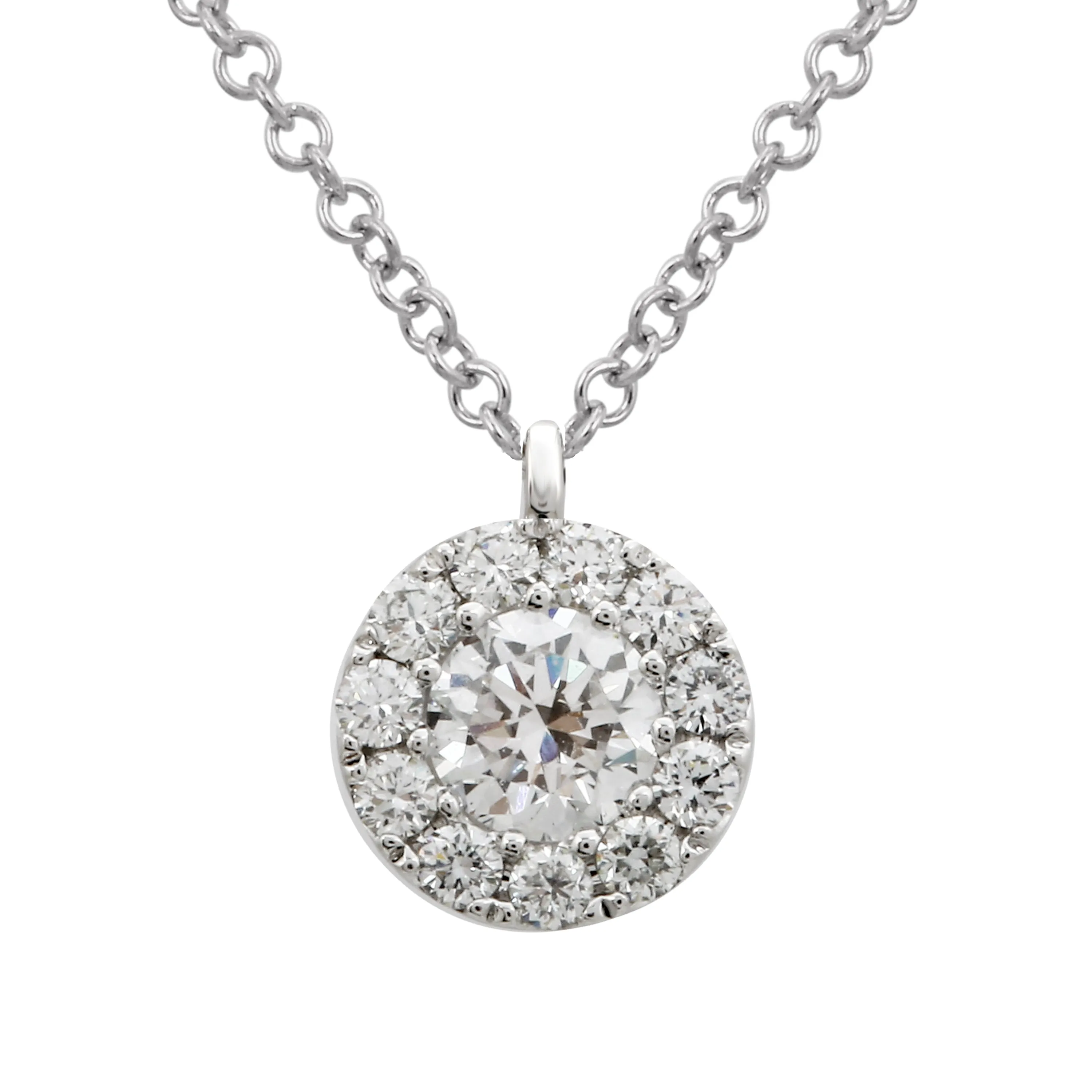 Diamond Halo Pendant