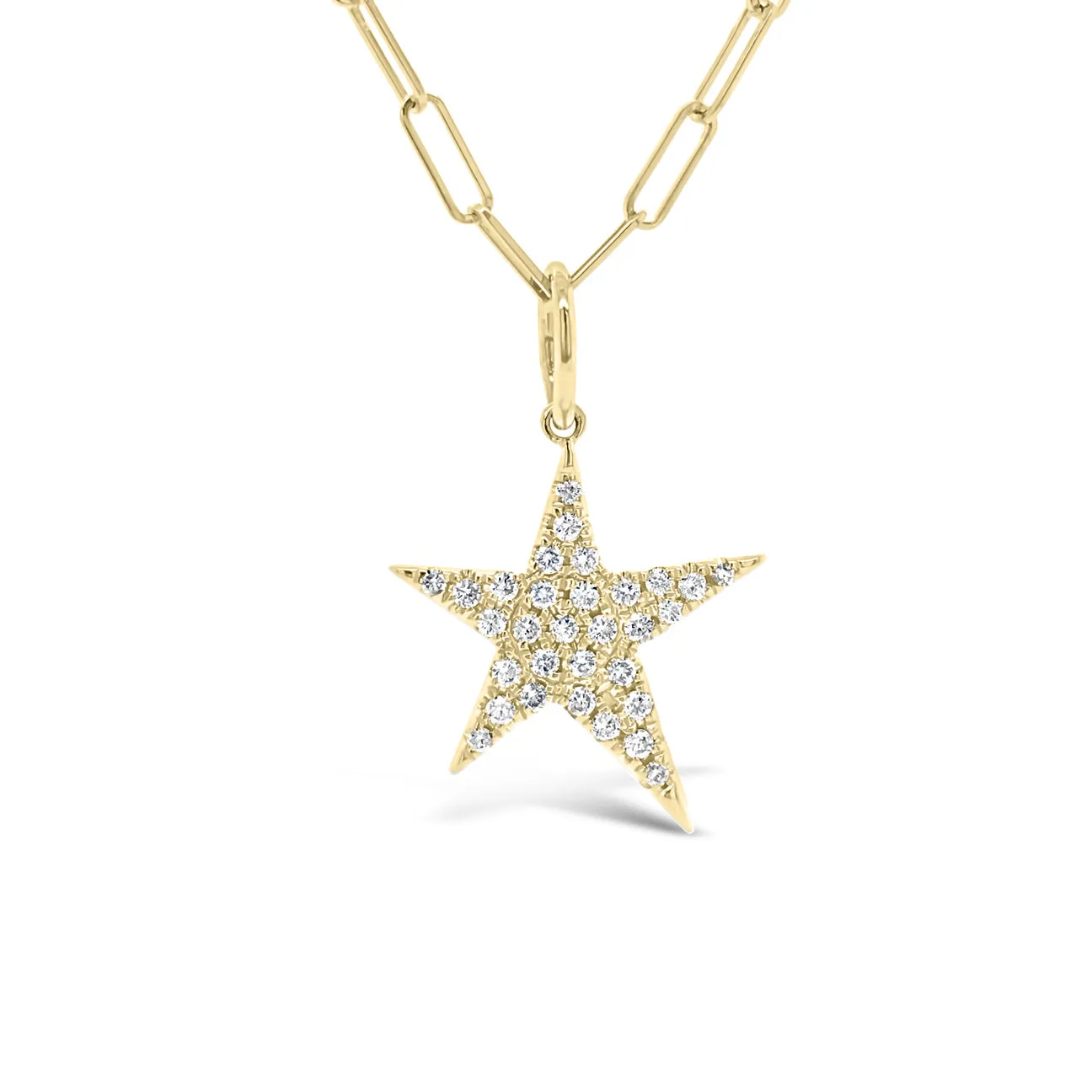 Diamond Star Pendant Charm