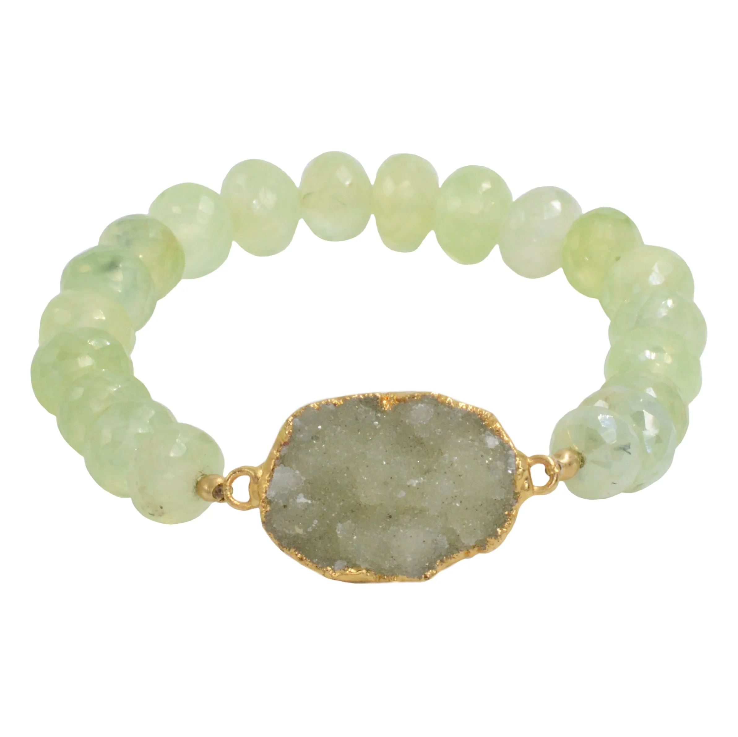 Druzy Beaded Bracelet