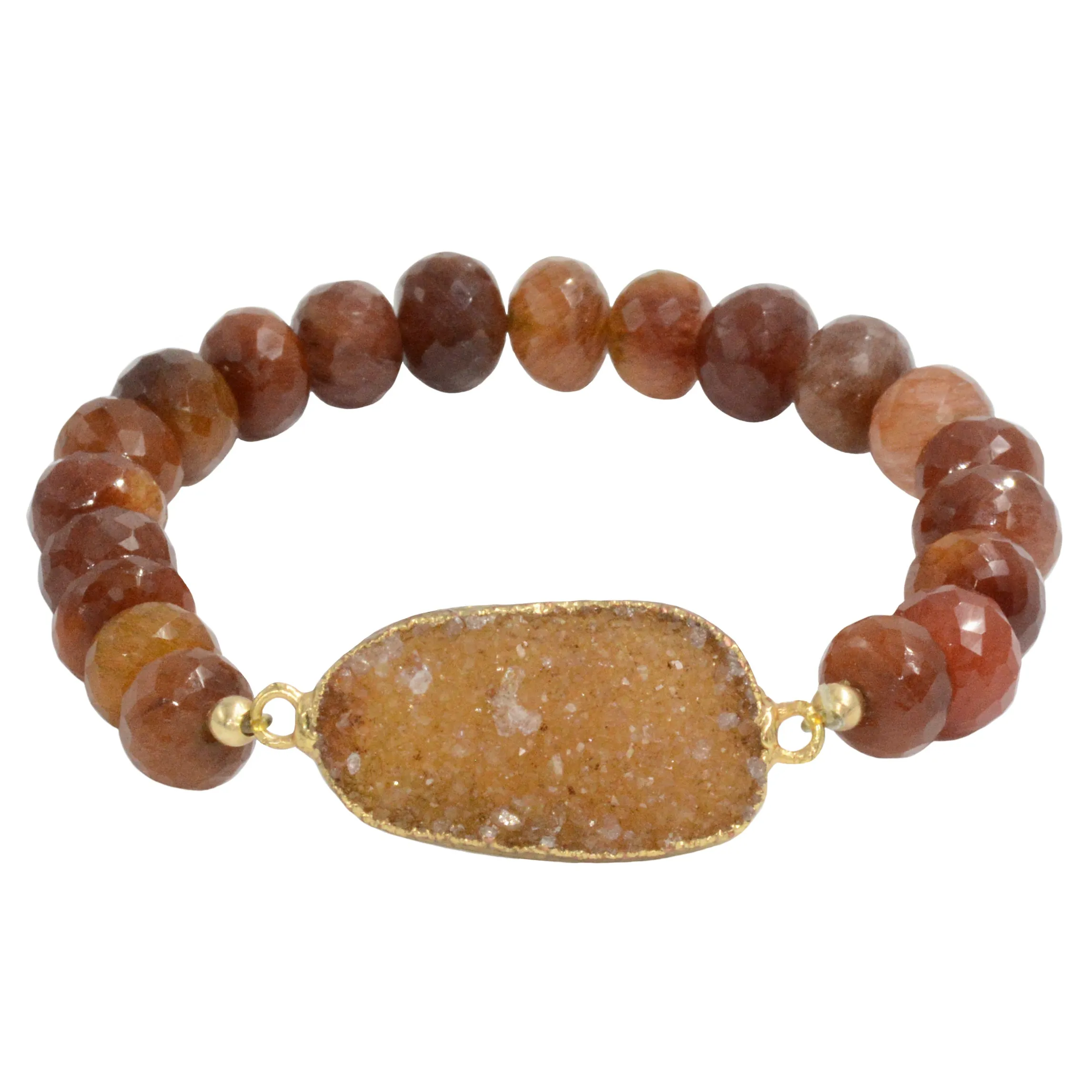 Druzy Beaded Bracelet