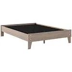 Flannia Gray Full Platform Bed