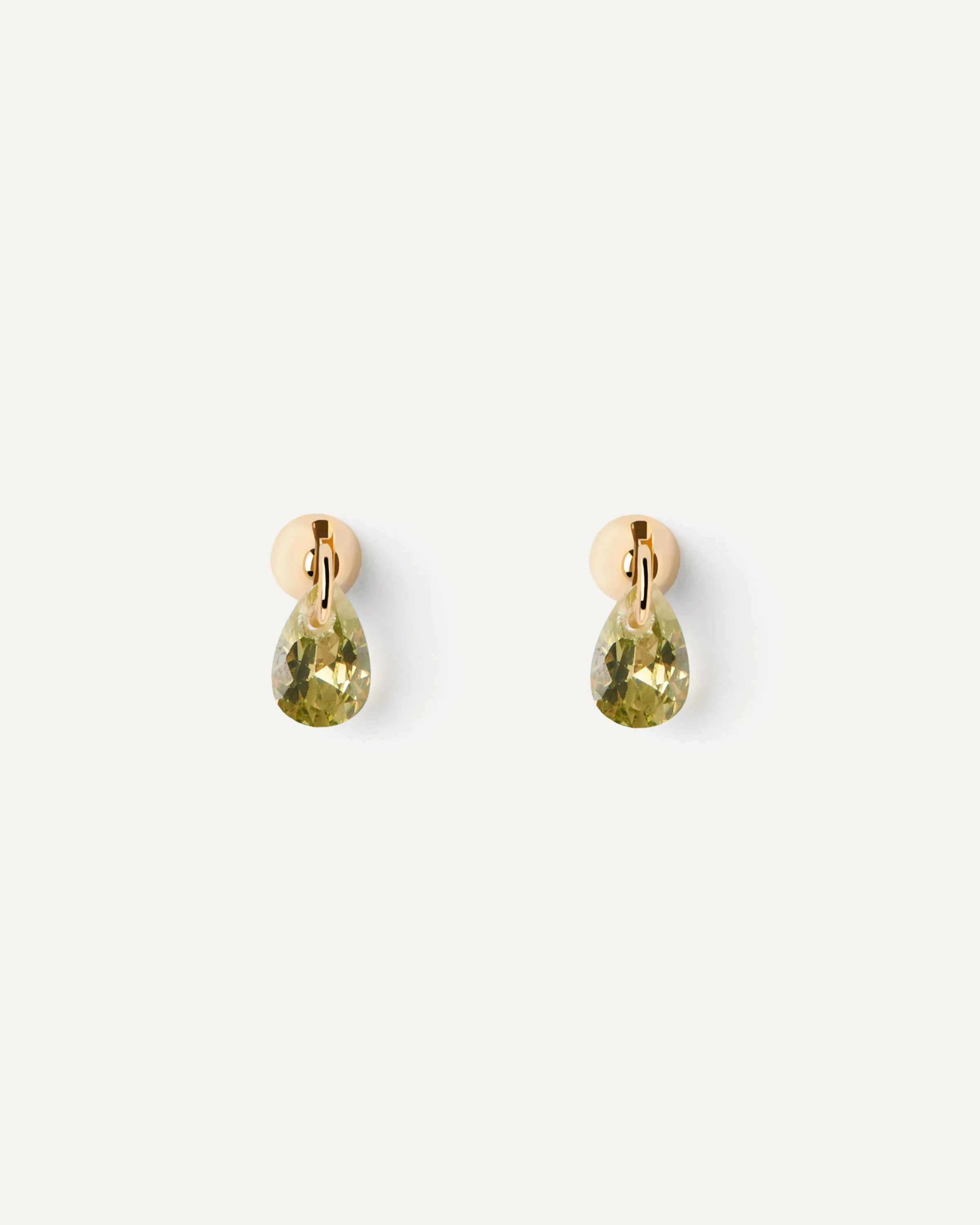 Green Lily single earring