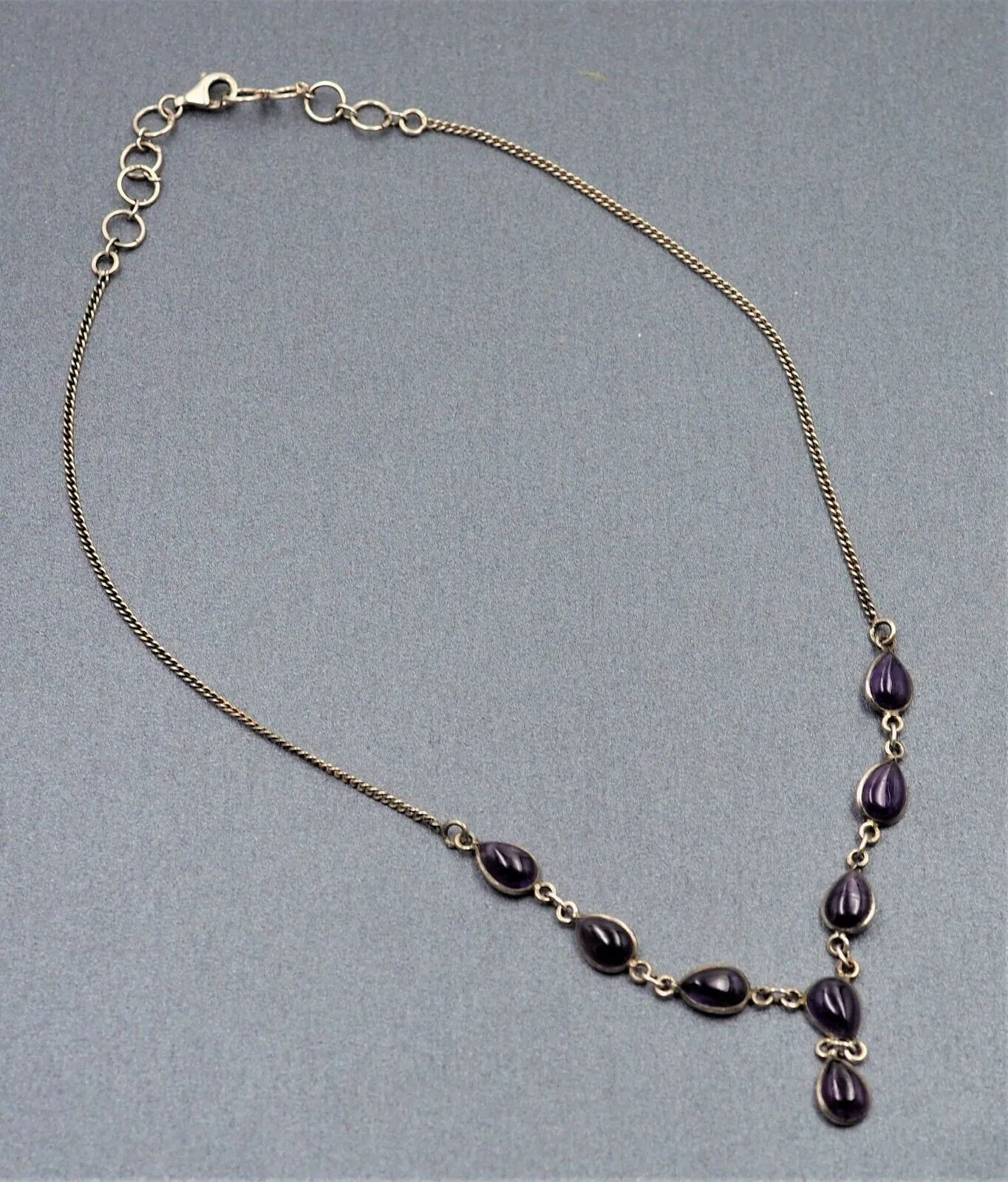 Handmade Amethyst & Sterling Silver Necklace