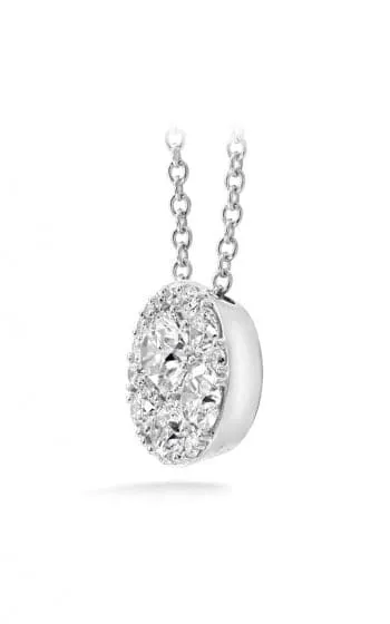 Hearts on Fire Tessa 18K White Gold Round Diamond Pendant