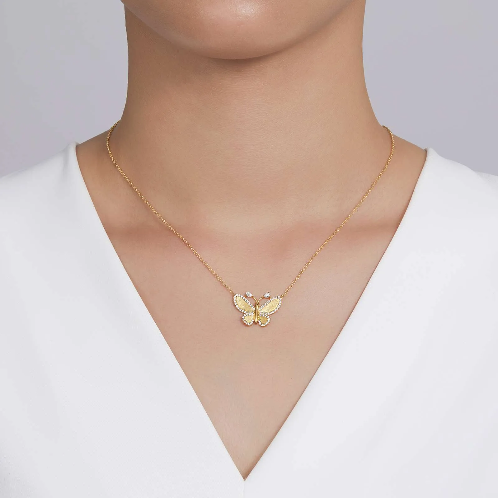 Lafonn Butterfly Necklace