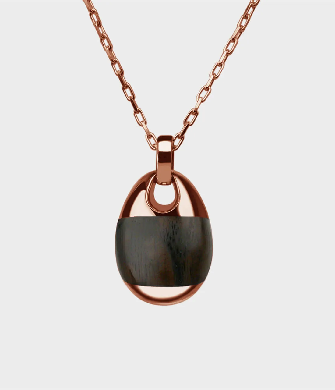 Large London Oak Pebble Necklace