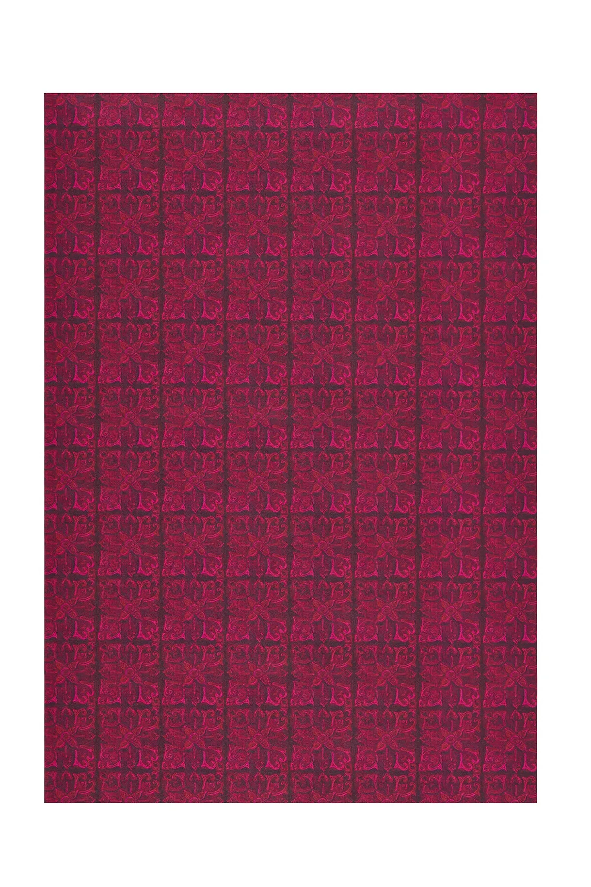 Magenta Tiles Wrapping Paper