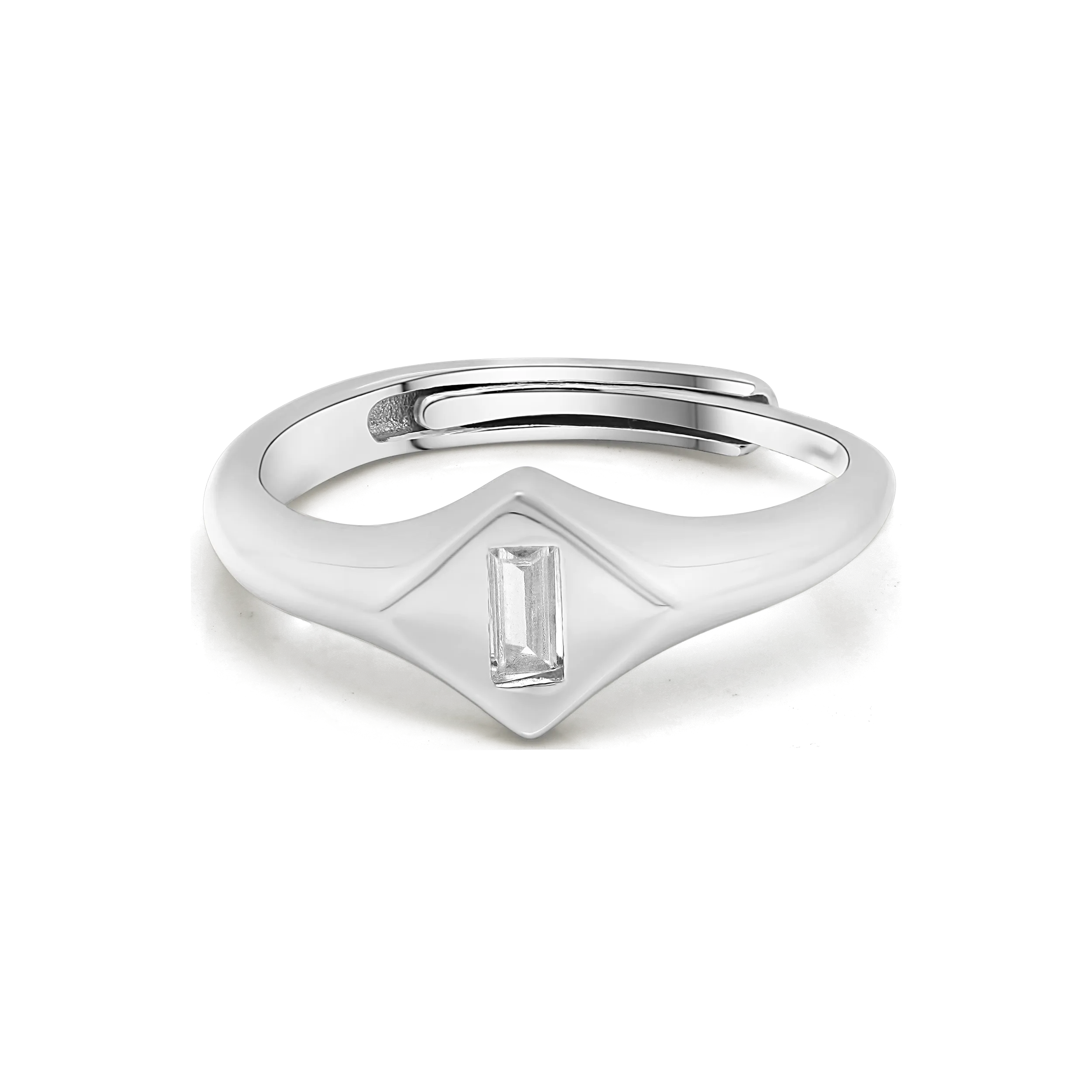 Minimalist Adjustable Signet Ring