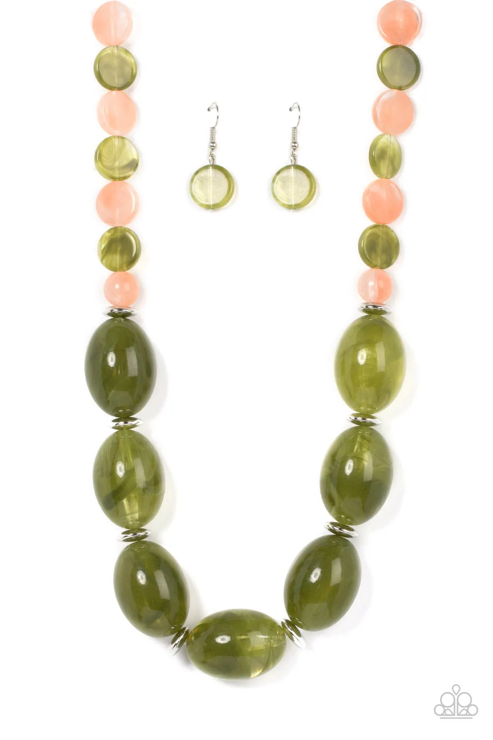 Necklaces Belle of the Beach - Green N2229