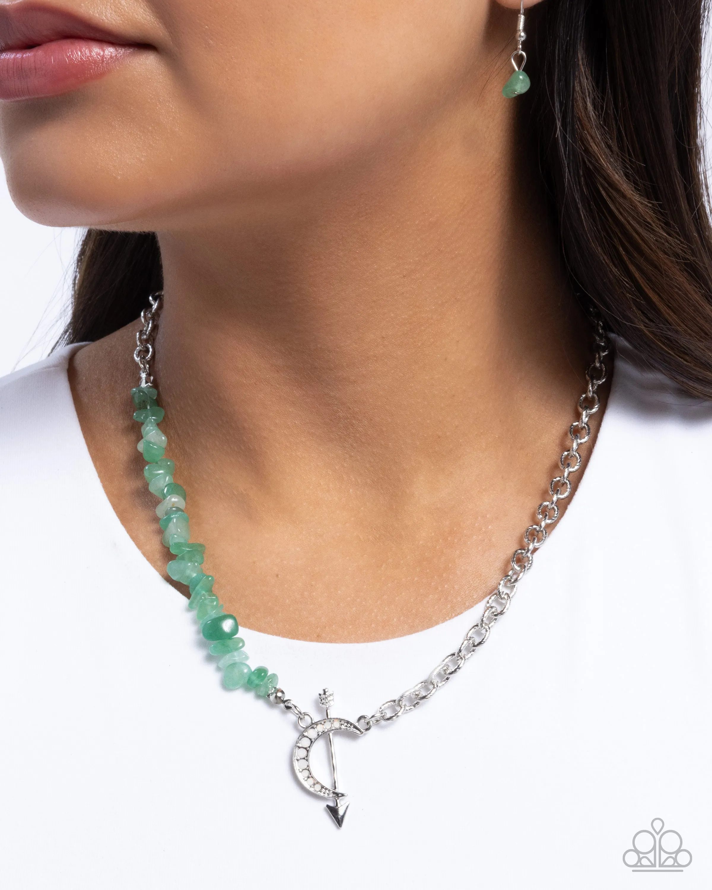 Necklaces Chiseled Confidence - Green