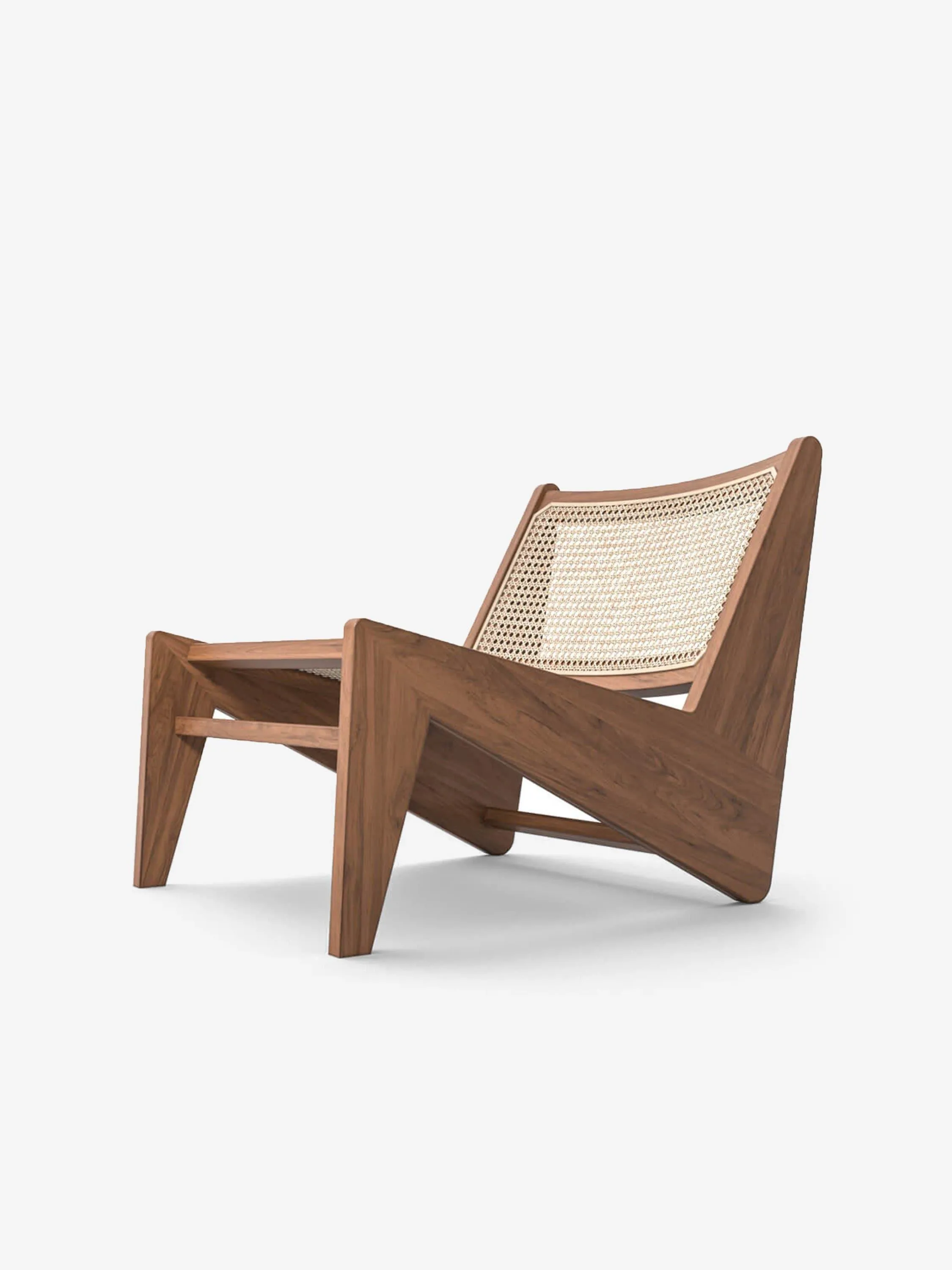 Pierre Jeanneret 1958 Kangaroo Chair in Teak by Cassina