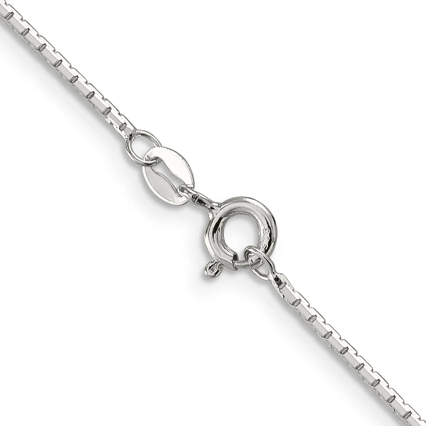 Silver D.C 1.20-mm 8 Sided Mirror Box Chain