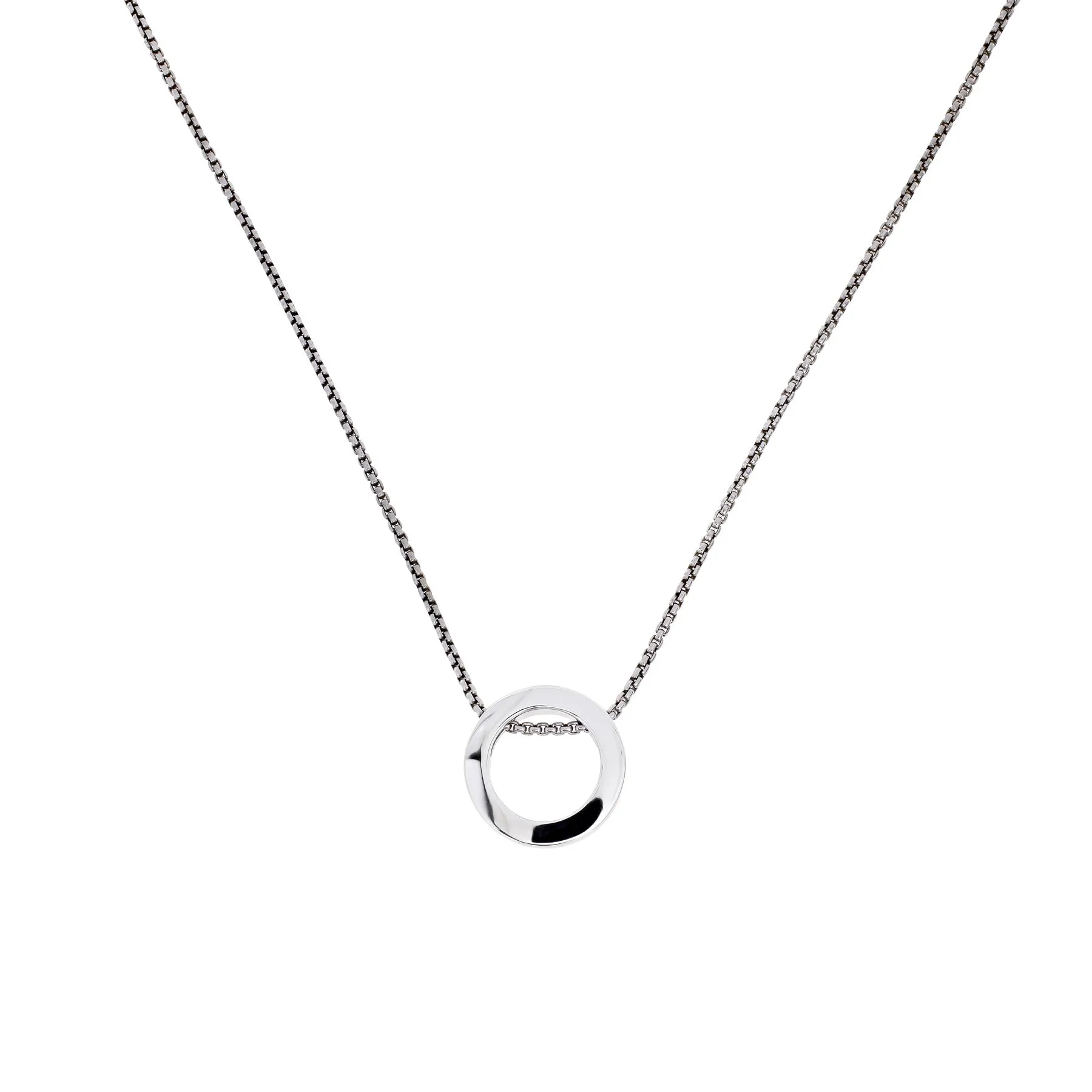 Silver Halo Necklace