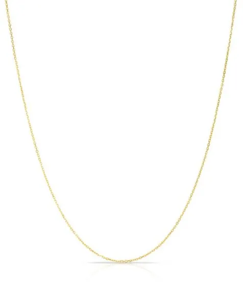 Sincerely Springer's 14k Yellow Gold 18" Cable Chain Necklace