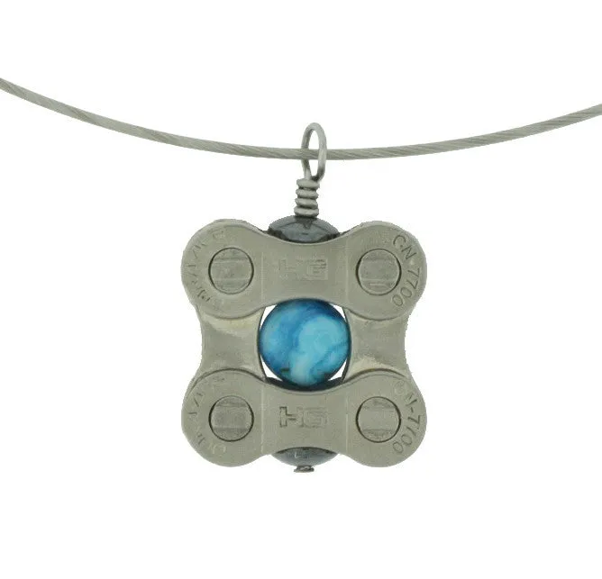 Square Link Pendant Necklace - Wholesale