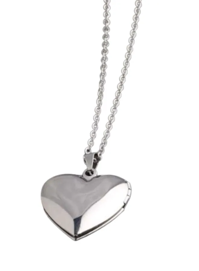 Stainless Steel Photo Locket Necklace Open Heart Pendant Necklaces For Women Jewelry Family Birthday Gift