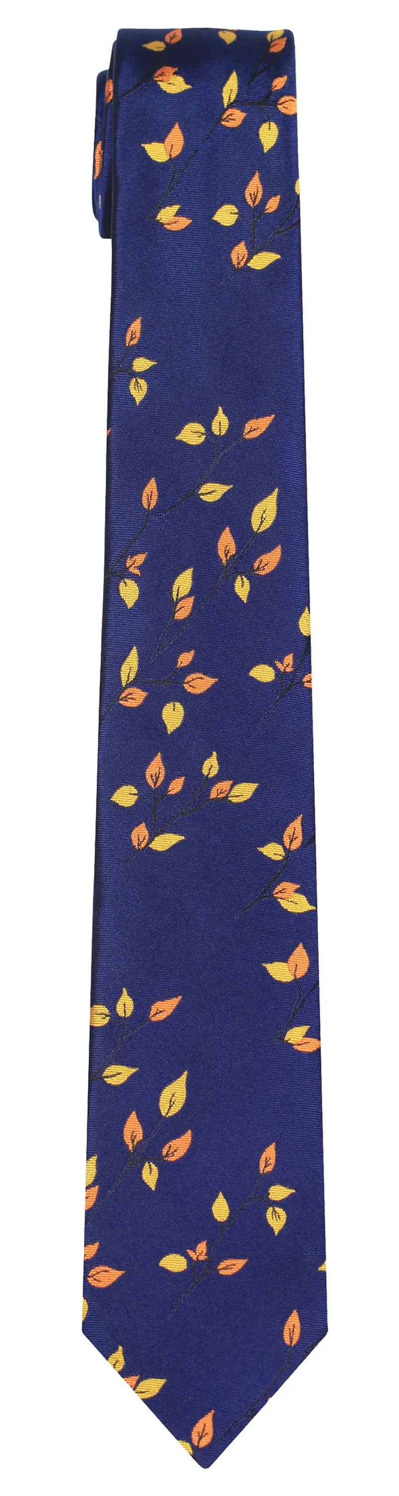 Twigs Tie in Dark Blue